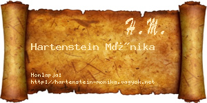 Hartenstein Mónika névjegykártya